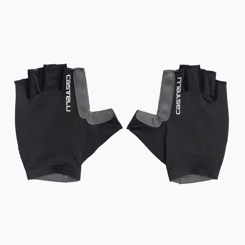 Pánské cyklistické rukavice Castelli Espresso light black 2