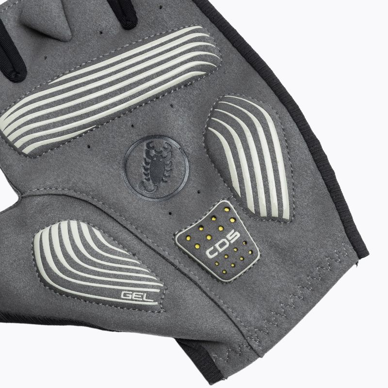 Pánské cyklistické rukavice Castelli Espresso light black 5