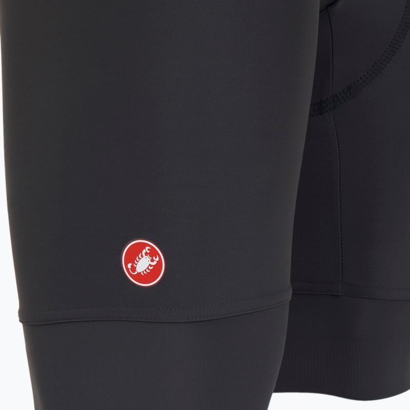 Dámské cyklistické šortky Castelli Prima 2 dark grey/pool blue 3
