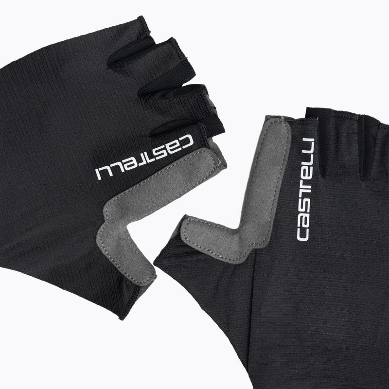 Dámské cyklistické rukavice Castelli Espresso light black 4