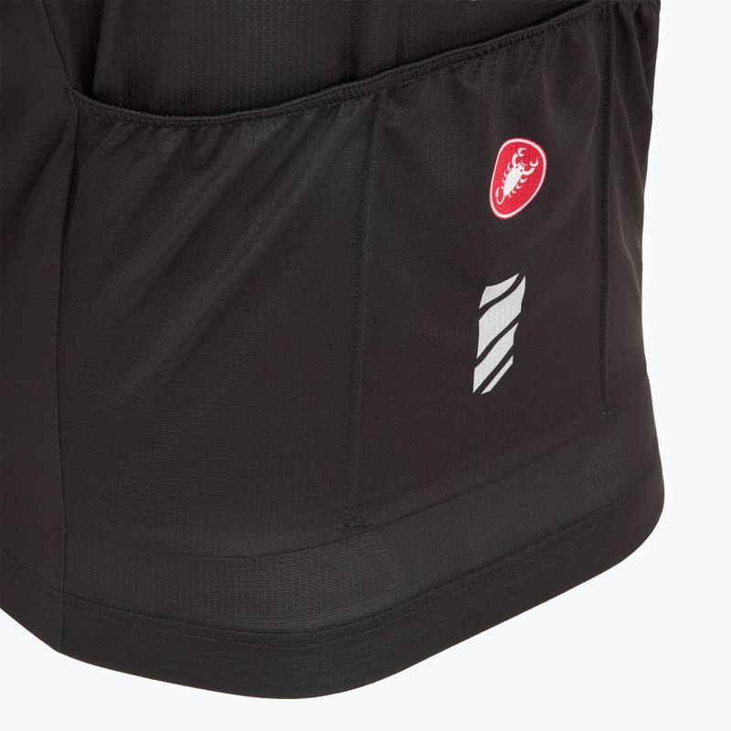 Pánský cyklistický dres Castelli Unlimited Entrata 3 light black 5