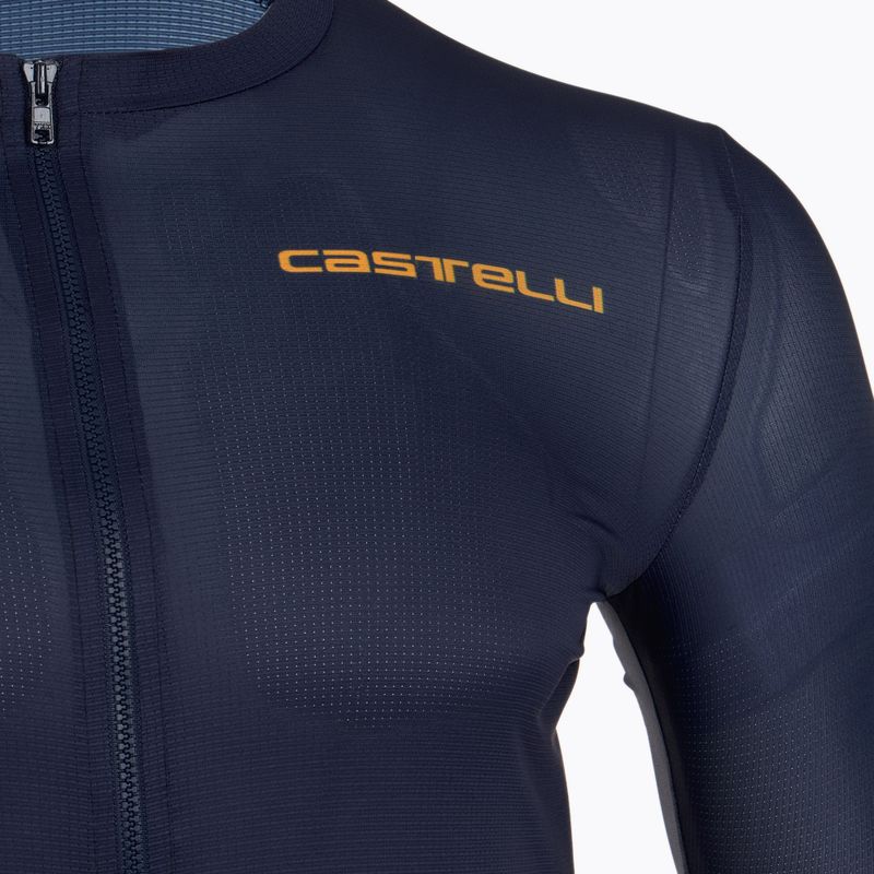 Pánský cyklistický dres Castelli Unlimited Entrata 3 belgian blue 3