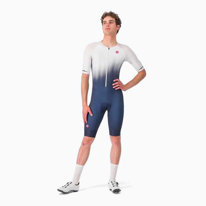 Pánská cyklistická kombinéza Castelli Core Tri belgian blue/white 2