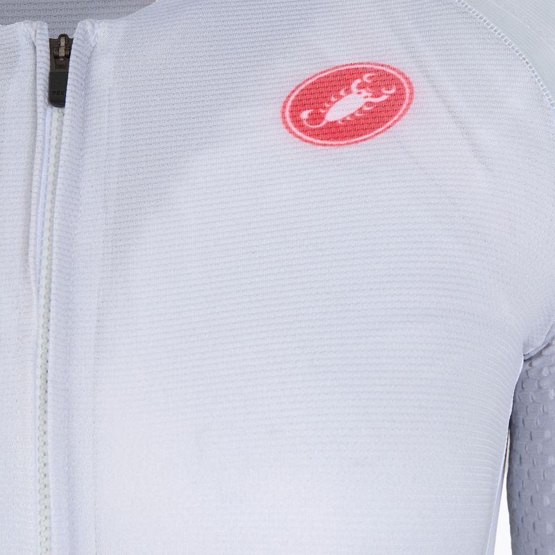 Dámská cyklistická kombinéza Castelli Free Sanremo 3 SS in white/black 3