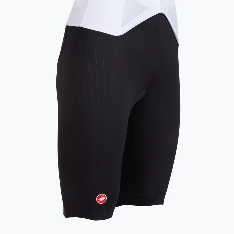 Dámská cyklistická kombinéza Castelli Free Sanremo 3 SS in white/black 5
