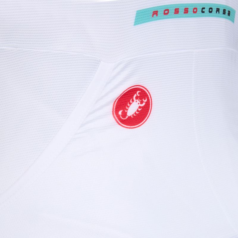Dámská cyklistická kombinéza Castelli Free Sanremo 3 SS in white/black 6