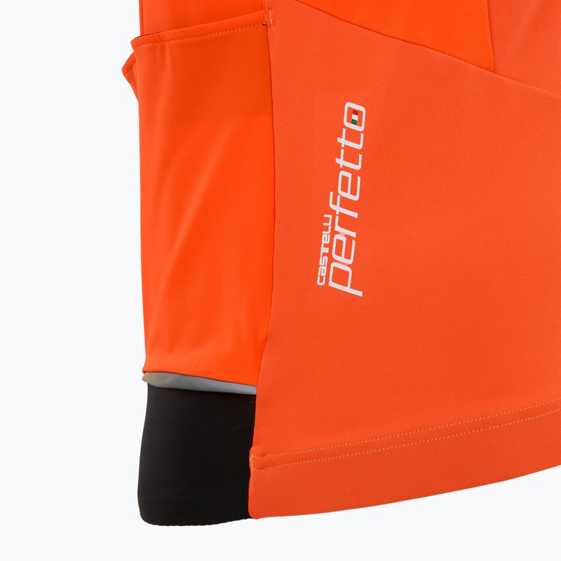 Pánská cyklistická vesta Castelli Perfetto Air brilliant orange 5