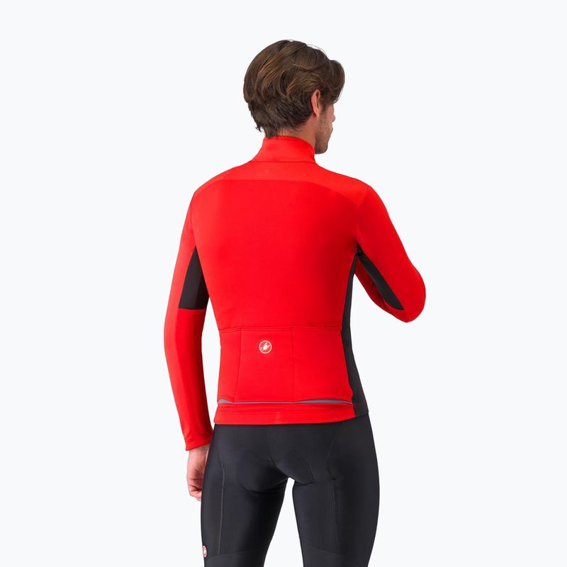 Pánská cyklistická bunda Castelli Entrata 2 red/black 2