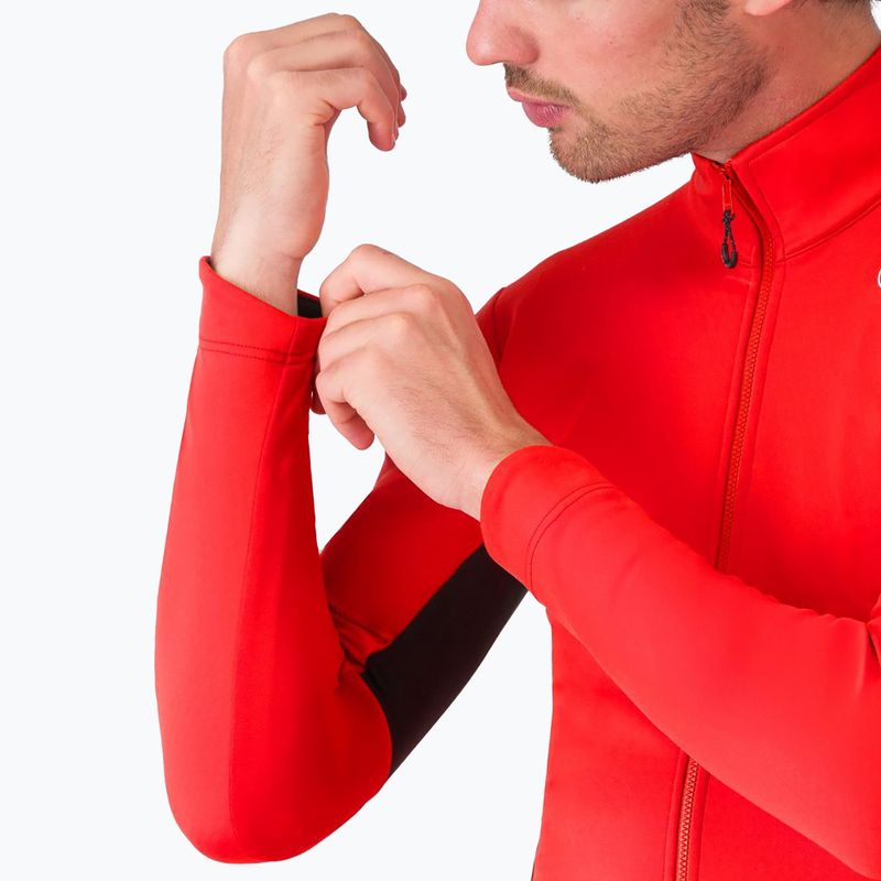 Pánská cyklistická bunda Castelli Entrata 2 red/black 5