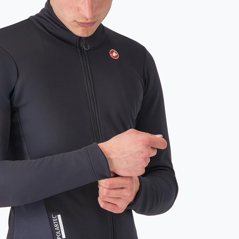 Pánská cyklistická bunda Castelli Entrata 2 light black/dark gray 4