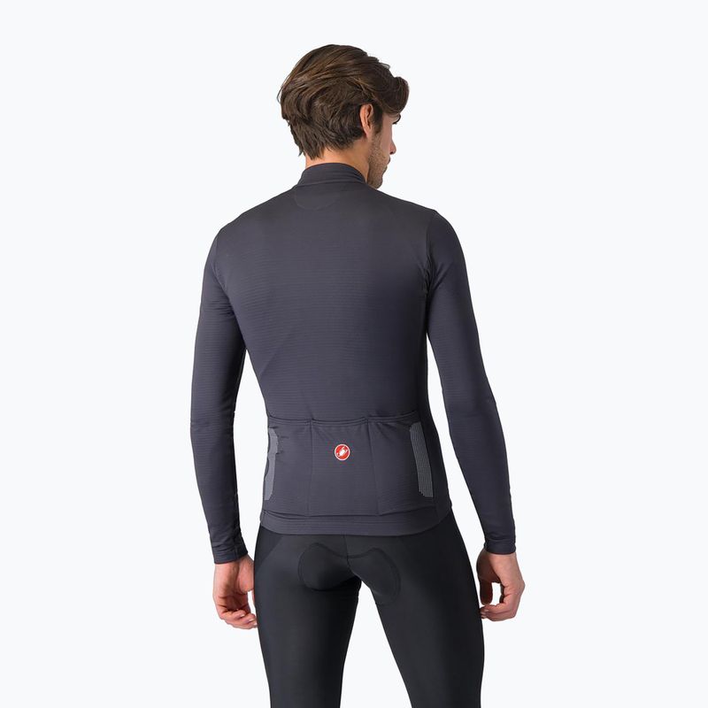 Pánské cyklistické tričko Longsleeve Castelli Puro 4 dark gray 2