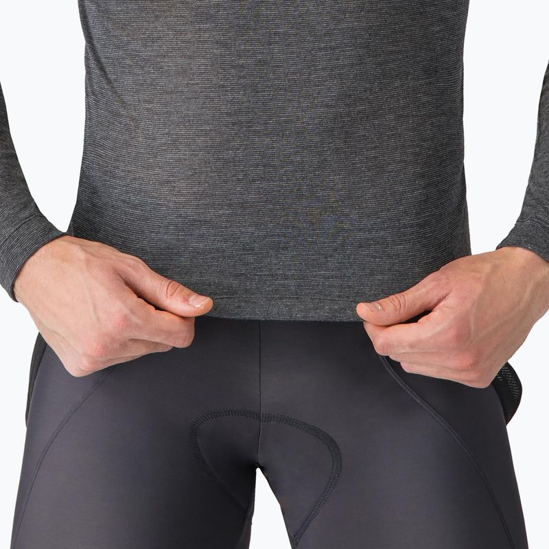 Pánské cyklistické tričko Longsleeve Castelli Medio Base Layer melange gray 5