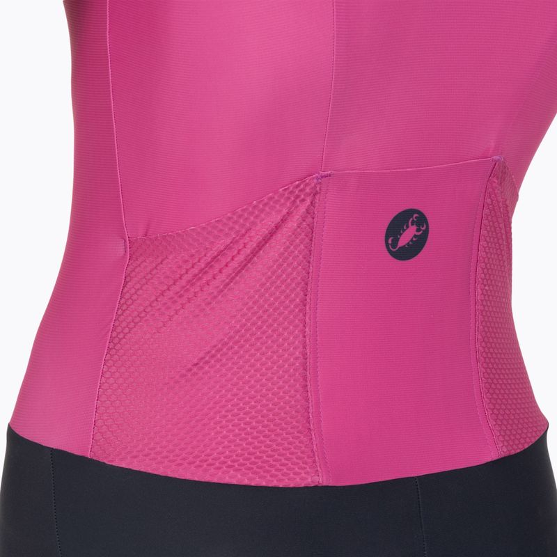 Dámská cyklistická kombinéza Castelli Movement Suit W violet pink/twilight blue 7