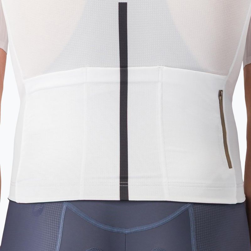 Pánský cyklistický dres Castelli Drittone Logo white/black 5