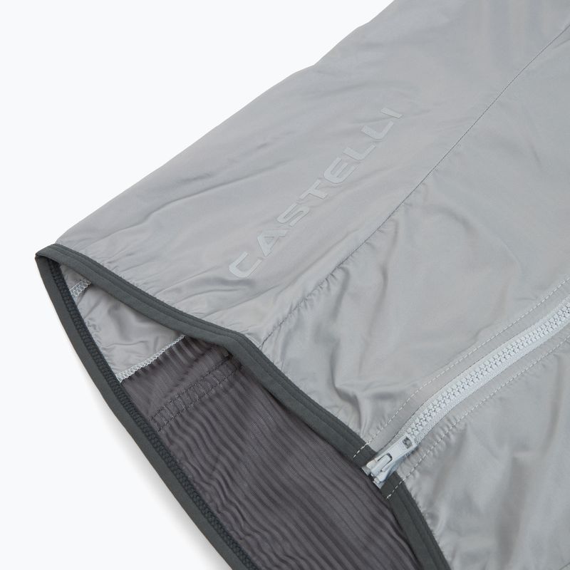 Dámská cyklistická vesta Castelli Aria Shell 2 silver gray 3