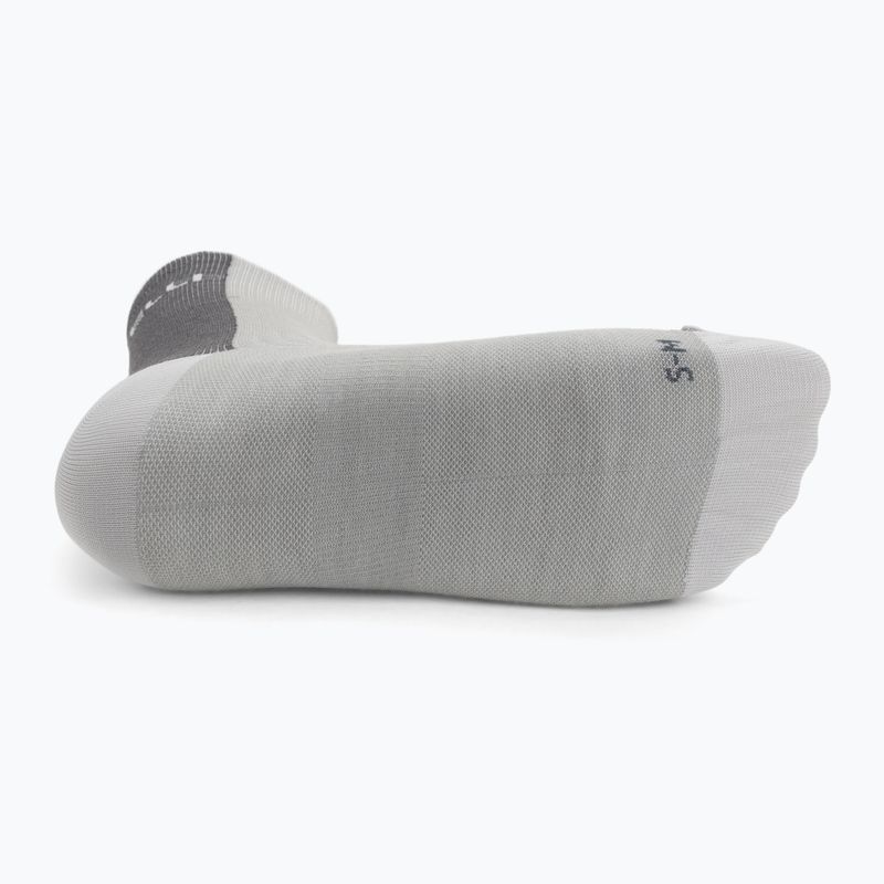 Pánské ponožky Castelli Castelli Logo 18 Merino Sock silver gray/dark gray 4