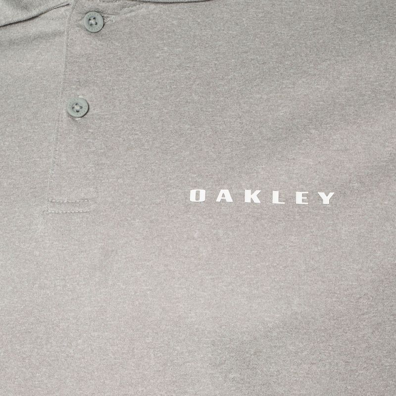 Pánské polo tričko Oakley B1B stone gray heather 3