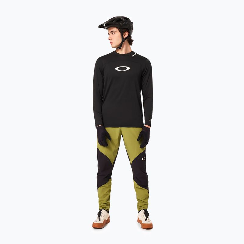 Pánský cyklistický dres longsleeve   Oakley Free Ride RC blackout 2