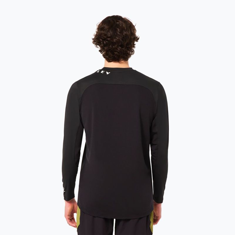 Pánský cyklistický dres longsleeve   Oakley Free Ride RC blackout 3
