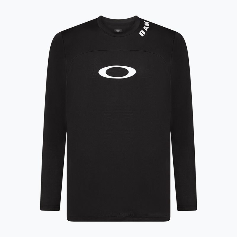 Pánský cyklistický dres longsleeve   Oakley Free Ride RC blackout 9