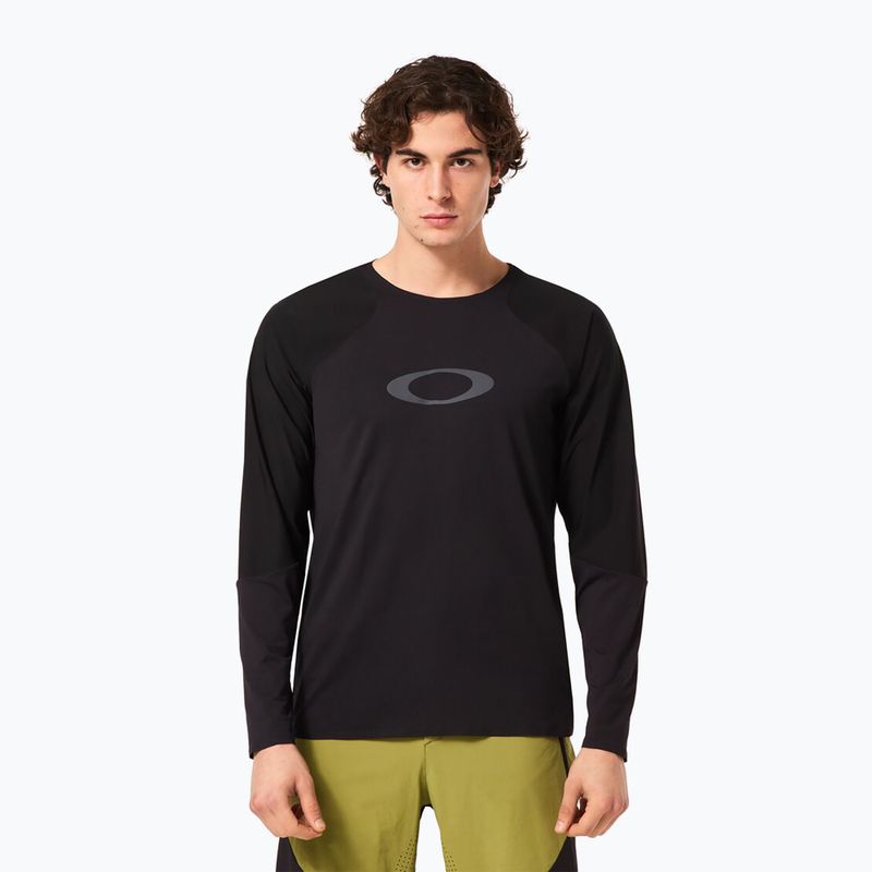 Pánský cyklistický dres Longsleeve Oakley Seeker Airline blackout 5