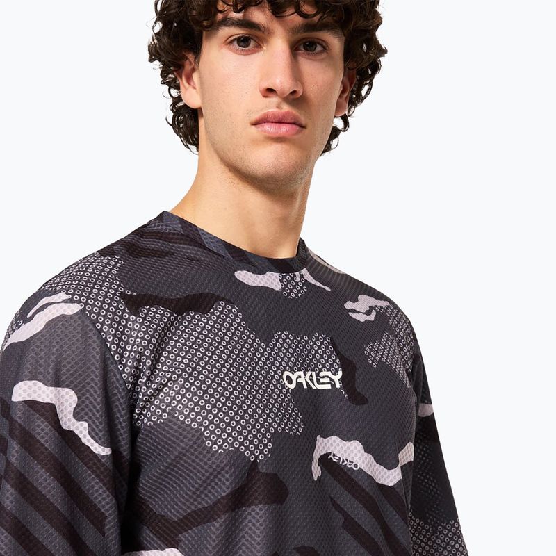 Pánský cyklistický dres  Oakley Ride Free black stripe/grip camo 6