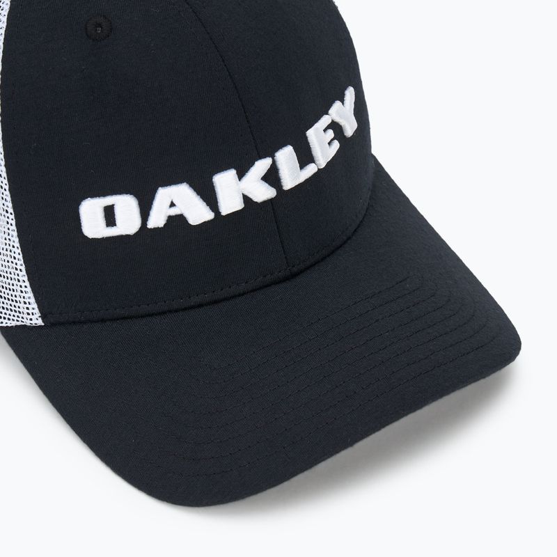 Pánská kšiltovka Oakley Heather New Era Bark Logo blackout 3