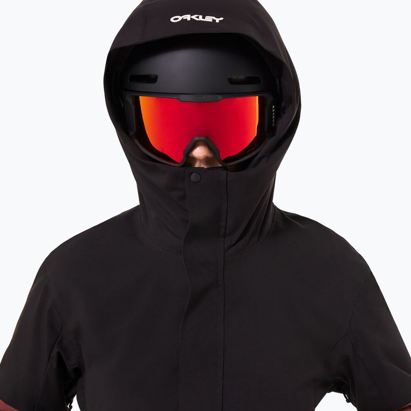 Dámská snowboardová bunda  Oakley WMNS TNP TBT Isulated Anorak blakout/grenache 9