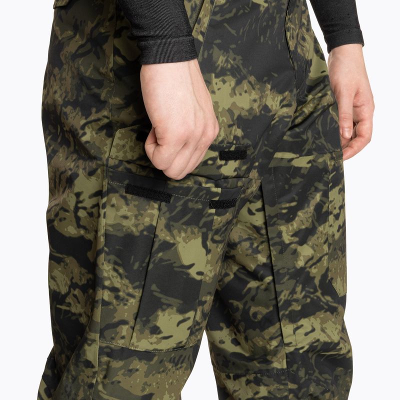 Pánské lyžařské kalhoty Oakley Divisional Cargo Shell tiger camo green 5