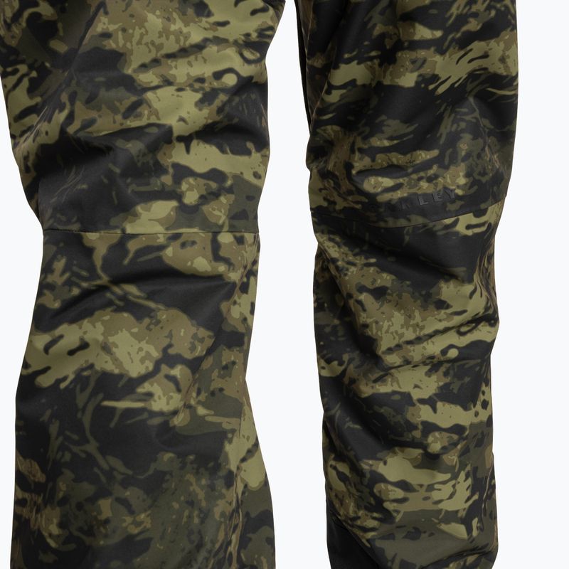 Pánské lyžařské kalhoty Oakley Divisional Cargo Shell tiger camo green 8