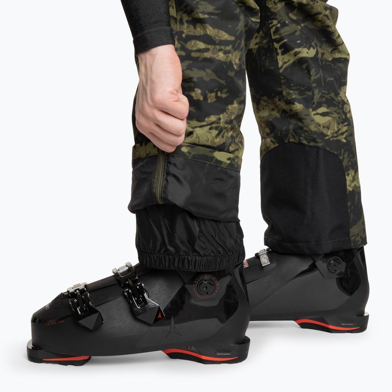 Pánské lyžařské kalhoty Oakley Divisional Cargo Shell tiger camo green 10
