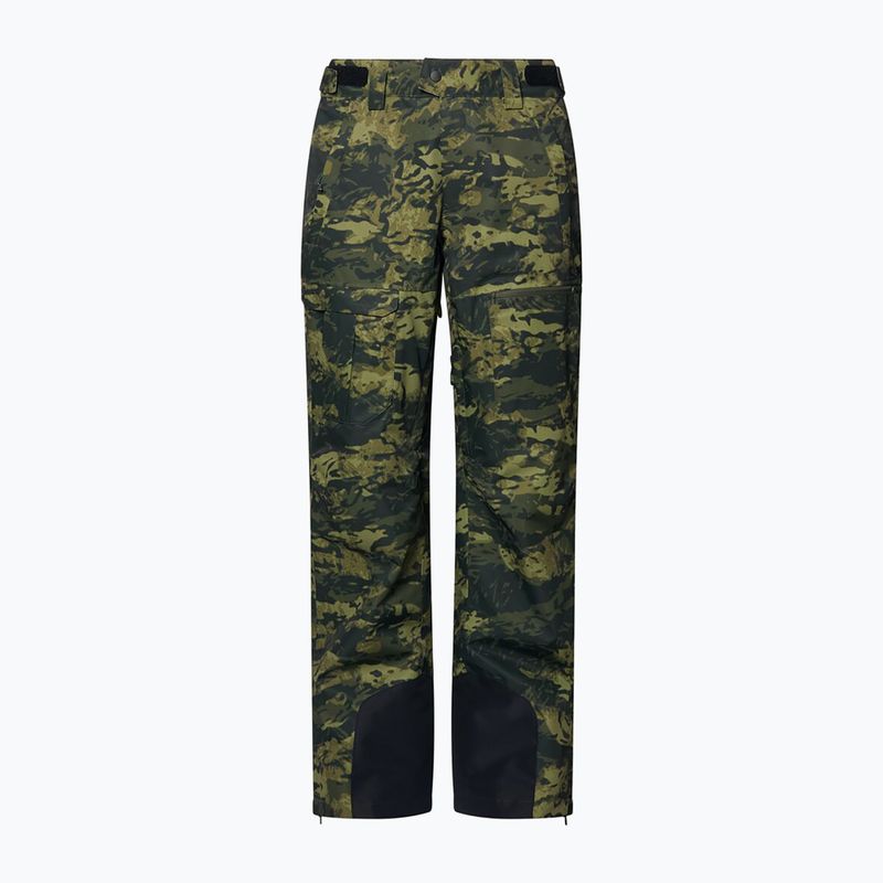 Pánské lyžařské kalhoty Oakley Divisional Cargo Shell tiger camo green