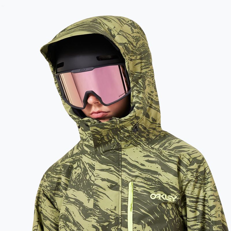 Dámská snowboardová bunda  Oakley TNP TBT Insulated duality swirl dbl green 10