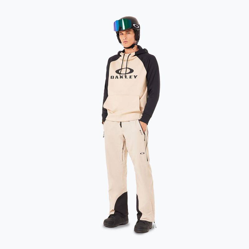 Pánská snowboardová mikina Oakley Sierra DWR Fleece Hoody 2.0 humus 2