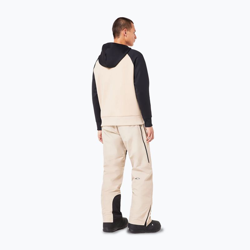 Pánská snowboardová mikina Oakley Sierra DWR Fleece Hoody 2.0 humus 3