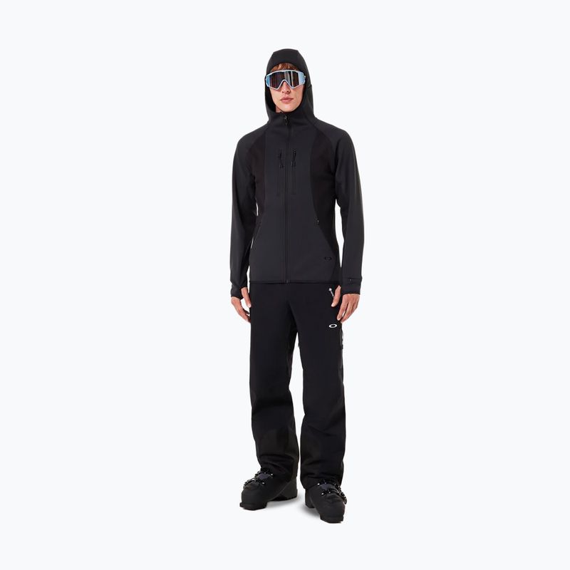 Pánská snowboardová mikina Oakley Drift Tech Fleece Hoodie blackout 4
