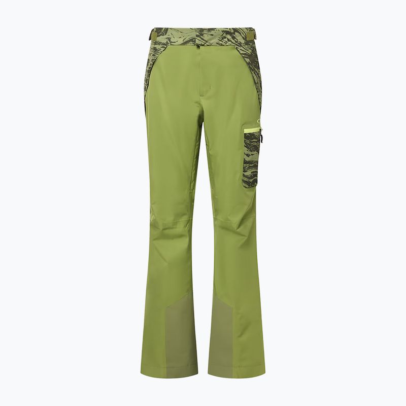 Dámské lyžařské kalhoty Oakley Tc Juno Reduct Shell Pant 2.0 duality swirl dbl green 9