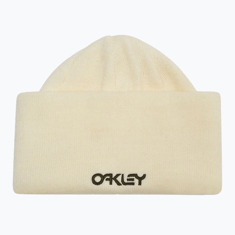 Zimní čepice Oakley B1B Logo Beanie arctic white 2