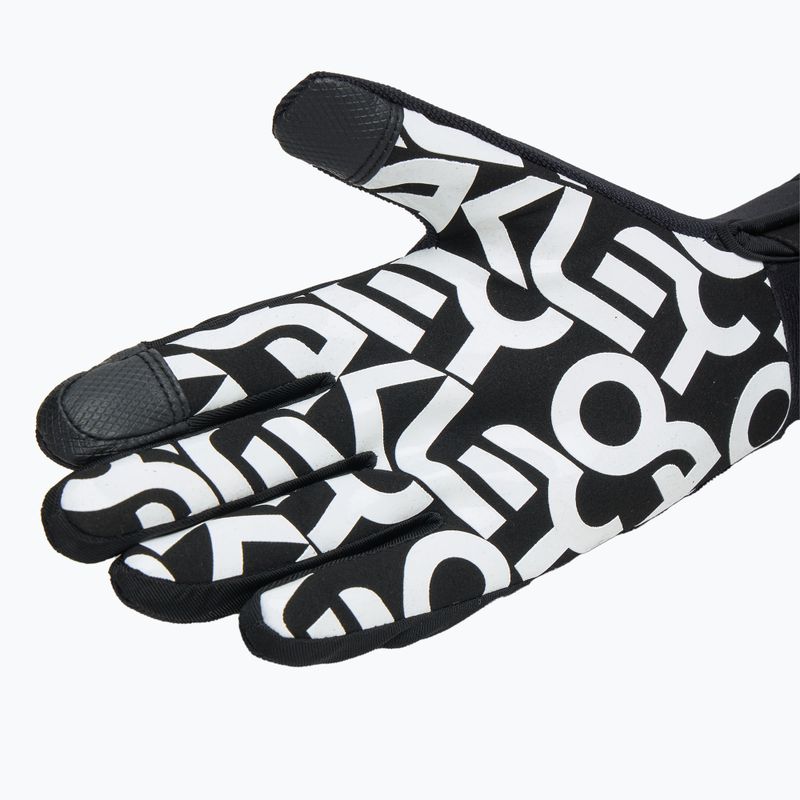 Pánské rukavice Oakley Factory Pilot Core Glove black/white logo 4