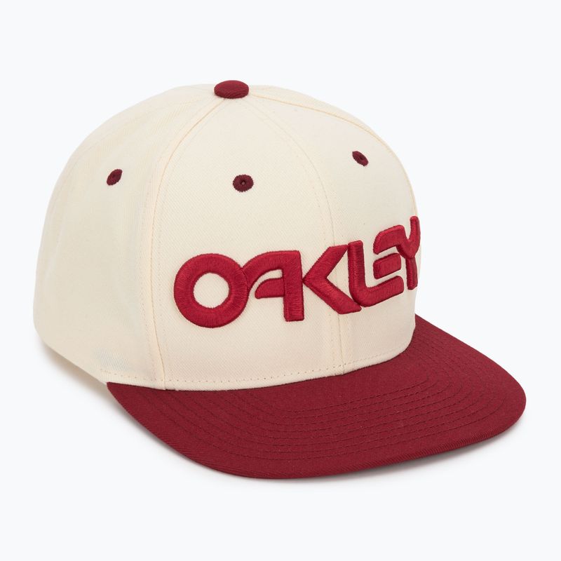 Pánská kšiltovka Oakley Mark III arctic white/iron red