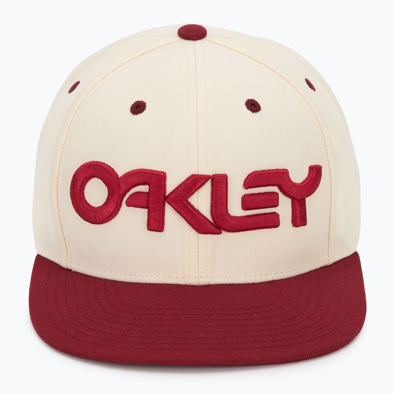 Pánská kšiltovka Oakley Mark III arctic white/iron red 2