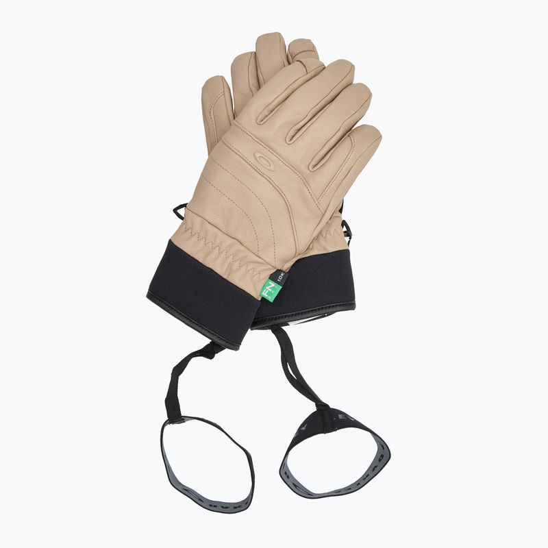Dámské lyžařské rukavice Oakley W. Peak Leather humus 7