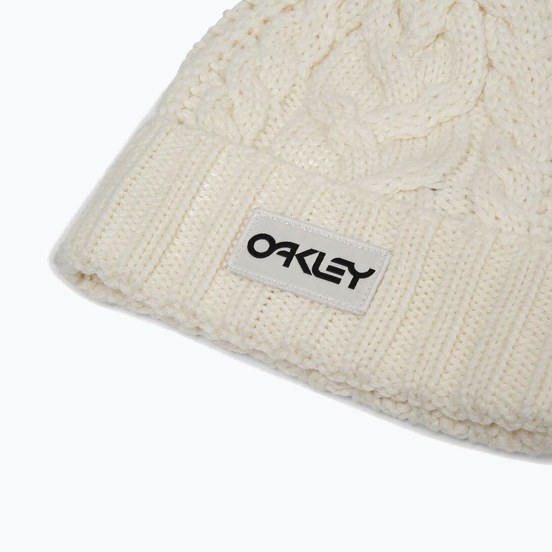 Zimní čepice Oakley Harper Pom Beanie arctic white/blackout 4