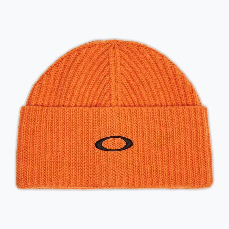 Zimní čepice Oakley Ellipse Ribbed Beanie ginger