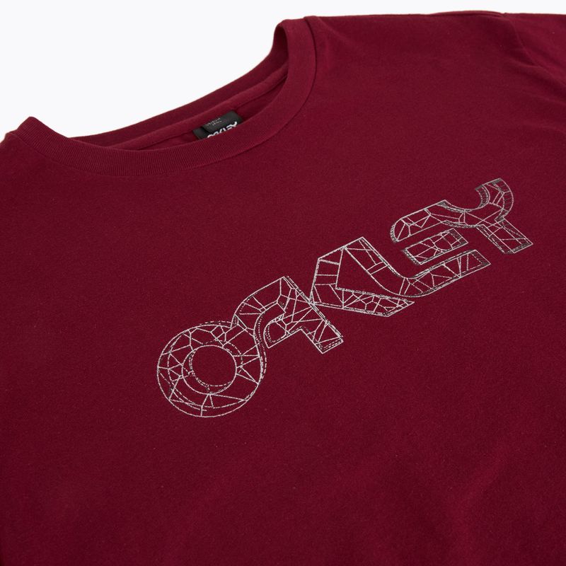 Pánské tričko Oakley Wire B1B Tee iron red 3