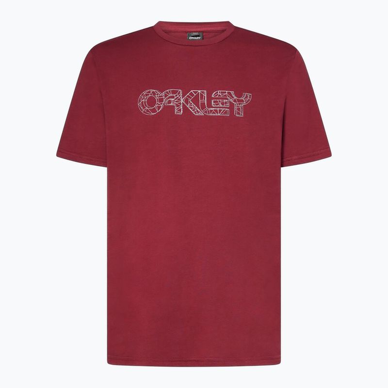 Pánské tričko Oakley Wire B1B Tee new dark brush T-shirt