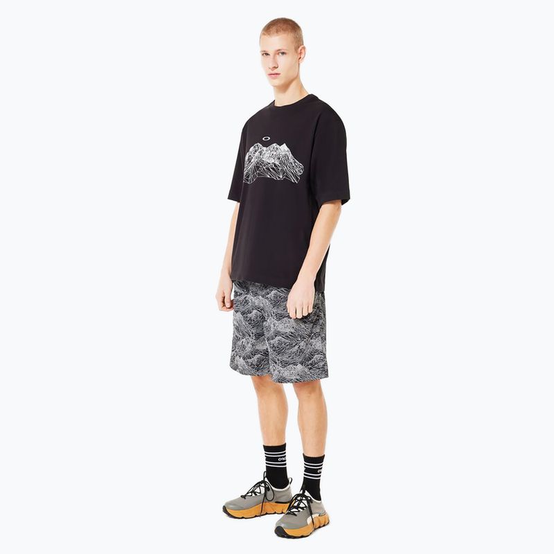 Pánské tričko Oakley Wired Mtn Scape T-Shirt blackout 2