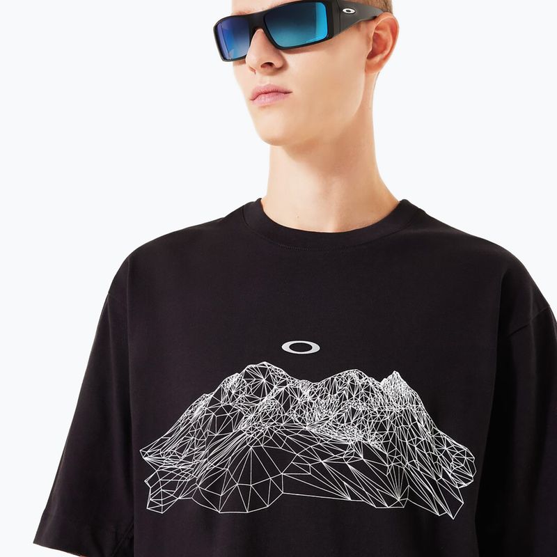 Pánské tričko Oakley Wired Mtn Scape T-Shirt blackout 4