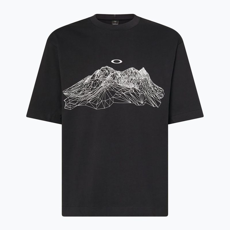 Pánské tričko Oakley Wired Mtn Scape T-Shirt blackout 5