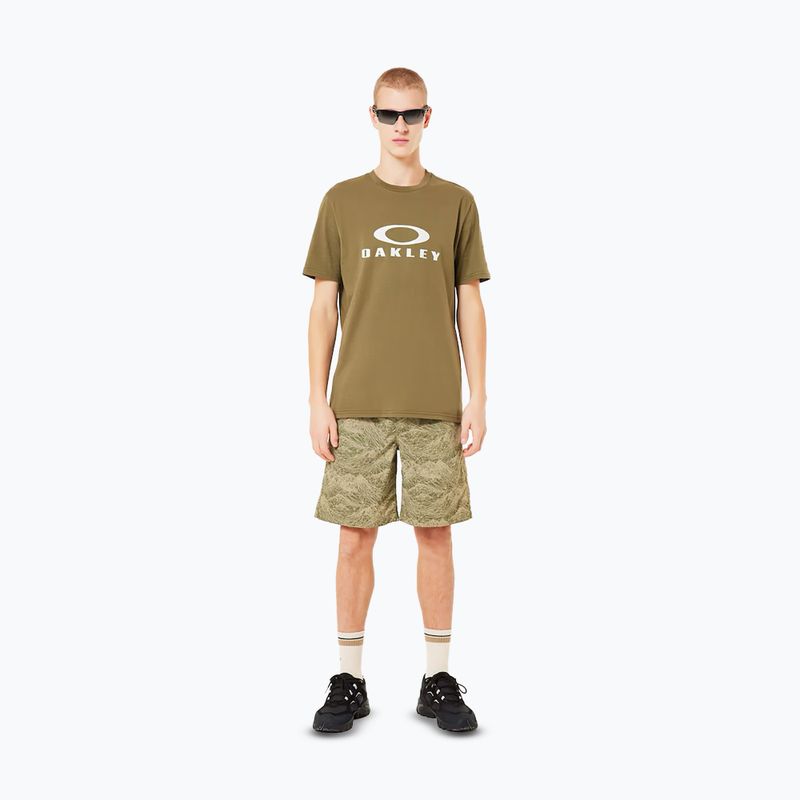 Pánské tričko Oakley O Bark 2.0 army green 2
